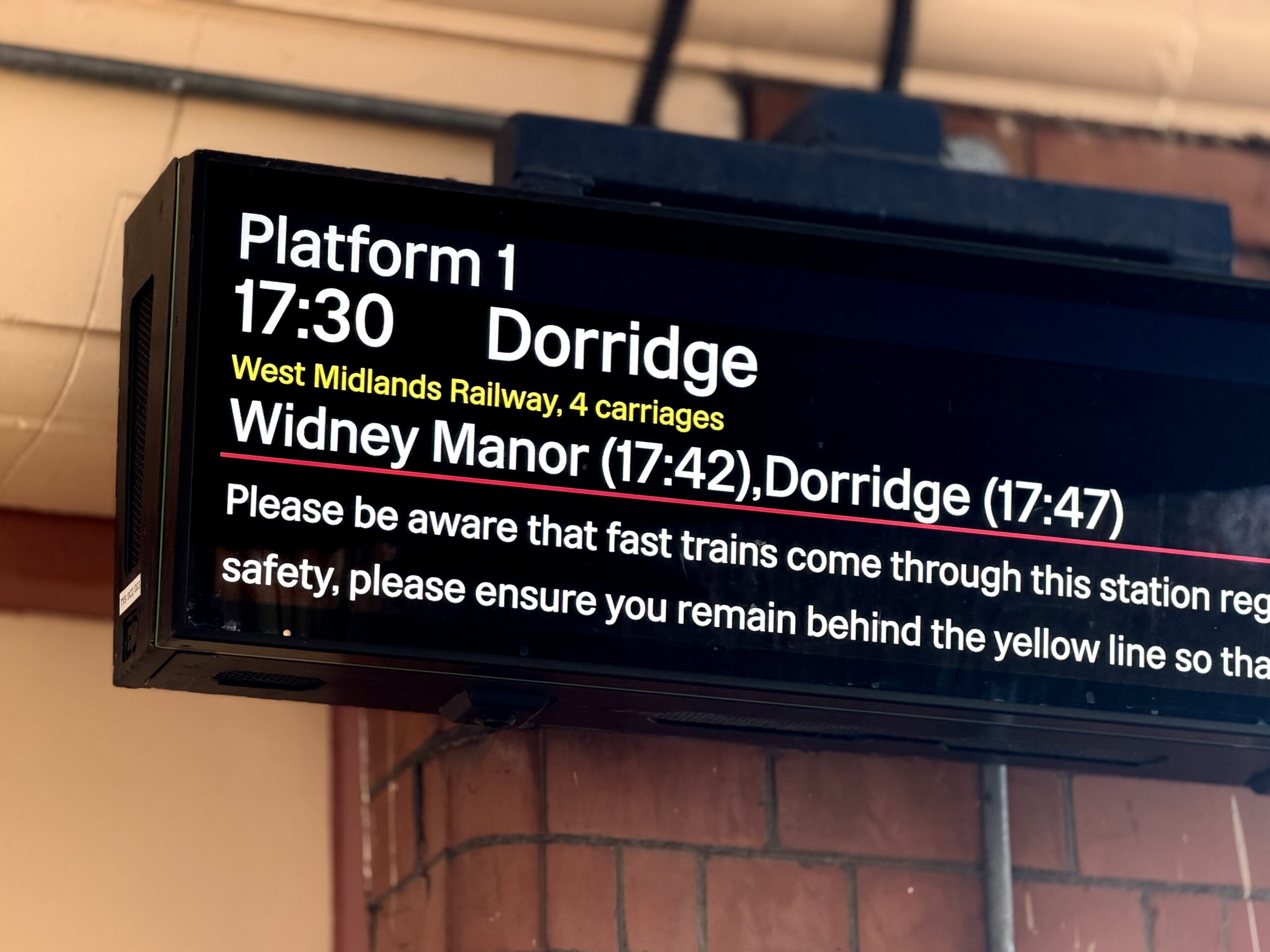 How is visiting every station in the country going?